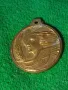 СТАР БРОНЗОВ АРТ МЕДАЛ МНОГО КРАСИВ РЕЛЕФЕН ПОЗЛАТА 18144, снимка 7