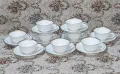 Старинен порцеланов сервиз за кафе- Франция , снимка 3