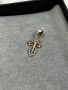 Сребърен оксидиран кръст с разпятие Христово, снимка 1 - Колиета, медальони, синджири - 44631645