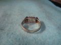 СТАР СКЪПОЦЕНЕН СРЕБЪРЕН АРТ НУВО ПРЪСТЕН ОКСИДИРАНО СРЕБРО 25138, снимка 8