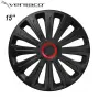 Тасове Versaco Trend RR черни за 15'' джанти, комплект от 4 броя, снимка 3