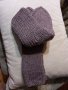 Ръчно плетени мъжки чорапи от вълна размер 45