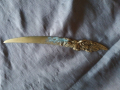 стар бронзов нож за писма, снимка 1