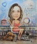 КАРИКАТУРИ по поръчка, рисувам с пастели по снимка., снимка 13