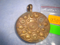 СТАРИННО БРОНЗОВО ОРНАМЕНТИРАНО ЕТНО УКРАШЕНИЕ МЕДАЛЬОН с ЮВЕЛИРНО ФАСЕТИРАН ЕСТЕСТВЕН ГРАНАТ 9309 , снимка 13