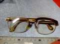 СТАРИ ДИОПТРИЧНИ ОЧИЛА с РАМКА с ДЕБЕЛА МАРКИРАНА ПОЗЛАТА 20 МИКРОНА 27194, снимка 1