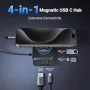 Нов Магнитен USB-C Hub UGREEN с HDMI, USB-A, 100W PD, Компактен и Сгъваем, снимка 2