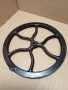 Старо Метално Колело От Стара Шевна Машина., снимка 4