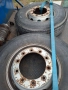 Продавам 2 бр. Гуми и джанти 315/80/22.5 за камион, снимка 1
