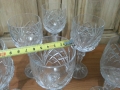 Кристални чаши за вино Чехословакия, снимка 5