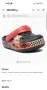 Чехли Crocs Crocband Fun Lab Cars, черно/червено, номер 19/20, снимка 2