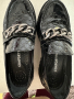 Черни лачени обувки с ортопедична стелка, снимка 5