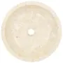 vidaXL Мивка, 40x12 см, мрамор, кремава, снимка 7
