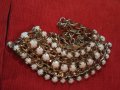 РАЗКОШНО КОЛИЕ ОГЪРЛИЦА КАМЪНИ ФАСЕТ ПОЗЛАТА 2360, снимка 11