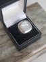 Масивен сребърен пръстен със седеф 925 проба , снимка 2