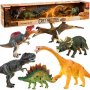 Фигури на Динозаври 6 бр в комплект, С Подвижни елементи, снимка 1 - Фигурки - 41353600