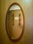 Огледало елипса с дървена рамка , снимка 2