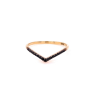 Златен дамски пръстен 0,95гр. размер:56 14кр. проба:585 модел:21992-5, снимка 1 - Пръстени - 44763364