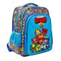 Ученическа раница, Brawl Stars, 31х20х44см, Син/ многоцветен, снимка 1