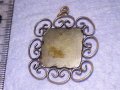СТАРИНЕН ПОСРЕБРЕН ЕМАЙЛИРАН БРОНЗОВ ФИЛИГРАНЕН РЕТРО МЕДАЛЬОН МАЙСТОРСКА РЪЧНА ИЗРАБОТКА 38683, снимка 9