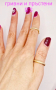 Златни еластични гривни и пръстени -14К, снимка 2