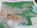 Физическа карта на България, снимка 1 - Ученически пособия, канцеларски материали - 44325374