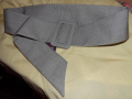 Нов текстилен колан MODENA в светло сиво, снимка 2