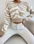 🐅 Дамски пуловер с тигрови ивички – STBoutique 🐅, снимка 1