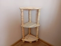 Ъглова етажерка (натурална) !!!, снимка 1