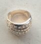Забележителен масивен сребърен пръстен , снимка 3