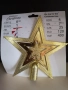 Нова Коледна декорация - звезда . Цвят  златист, цена 1,70лв, снимка 1