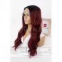 Дълга червена чуплива лейс фронт перука Лорета, снимка 7