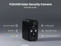 Безжична външна соларна камера FOAOOD/PIR сензор/облак/sd карта/двупосочно аудио/IP66 водоустойчива, снимка 4