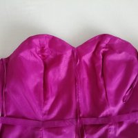 Frank Usher винтидж корсет/бюстие в розов/лилав цвят р-р M-L (EU 42), снимка 9 - Корсети, бюстиета, топове - 41625428