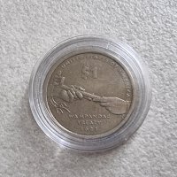 Оригинална монета.САЩ.. Един Американски долар 2000 г., снимка 5 - Нумизматика и бонистика - 41581906