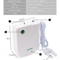 BioNase БиоНасе уникален уред за лазерна терапия и лечение на хрема, алергичен ренинт и синузит, снимка 3 - Други - 39778075