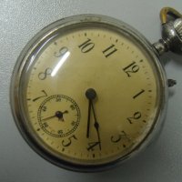 № 7071 стар джобен часовник  - механичен  - работещ, снимка 2 - Други ценни предмети - 41544563