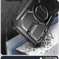 Калъф i-Blason Armorbox за Samsung Galaxy S24 (2024 г.), метален капак за камера и стойка, черен, снимка 6 - Калъфи, кейсове - 44295799