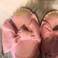 Розови мокасини с голяма панделка за момиче, снимка 3 - Детски гуменки - 40827425