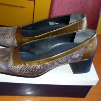 Дамски кожени обувки Brigitte Von Servas немски № 38, снимка 3 - Дамски обувки на ток - 34274658