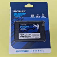 240GB SSD супер бърз диск Patriot, снимка 1 - Твърди дискове - 40179071
