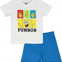 Детска пижама к.р. Sponge Bob за 4, 5, 6, 7, 8, 9 г. - М3-4, снимка 2 - Детски пижами - 36352152