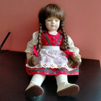 Колекционерска кукла Glorex Switzerland  46 см, снимка 8 - Колекции - 39543313