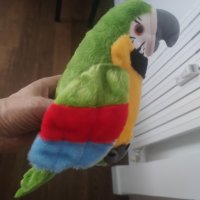 Цветен разговорлив папагал Интерактивна записваща и музикална играчка, която маха с криле и учи деца, снимка 12 - Музикални играчки - 41403123