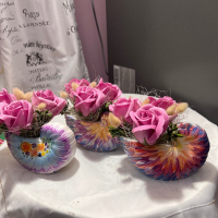Кашпи със сапунени ароматни рози, снимка 10 - Подаръци за жени - 44308109