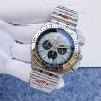 Мъжки часовник Breitling Chronomat B01 Blue с кварцов механизъм, снимка 3 - Мъжки - 39335079