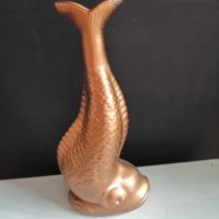 Керамична статуетка риба вазичка, снимка 1 - Статуетки - 40206872