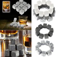 Кубчета за Изстудяване Whiskey Stones Whisky Stones Каменни Ледчета за Уиски Ракия Алкохолни Напитки, снимка 1 - Домашни напитки - 41381829