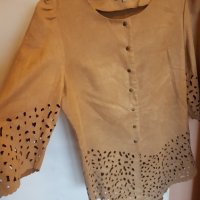Ефектна дамска блуза, снимка 1 - Блузи с дълъг ръкав и пуловери - 39114112