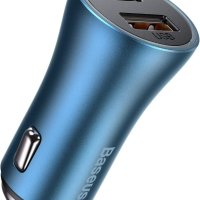Baseus Quick Car Charger 40W - зарядно за кола с USB-A и USB-C за бързо зареждане, снимка 1 - Зарядни за кола - 42351952